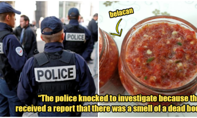 French Police Thought There was A Dead Body When Malaysian was Cooking Belacan in Paris - WORLD OF BUZZ