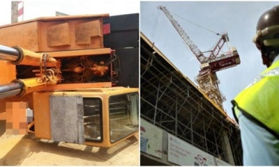 Perak Man Dies After the 20 Tonne Crane He Was Operating Malfunctioned and Crushed Him - WORLD OF BUZZ